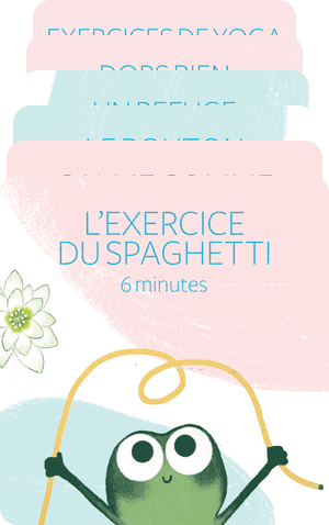 Calme et attentif comme une grenouille